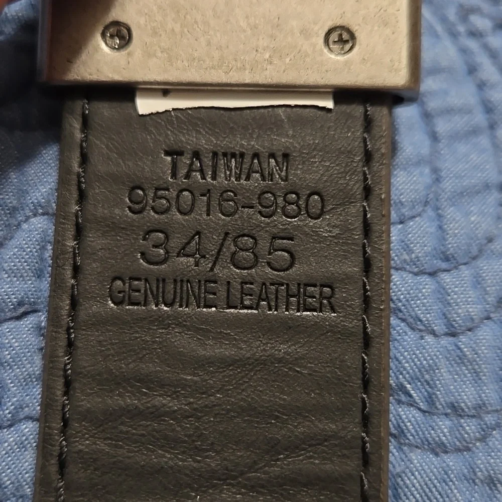 Realtree Genuine Leather Brown Mens Belt Size 34